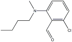 2-[butyl(methyl)amino]-6-chlorobenzaldehyde,,结构式