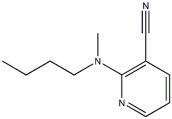 2-[butyl(methyl)amino]nicotinonitrile,,结构式