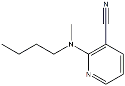 2-[butyl(methyl)amino]nicotinonitrile Struktur