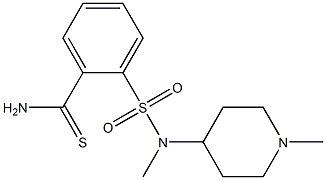 2-[methyl(1-methylpiperidin-4-yl)sulfamoyl]benzene-1-carbothioamide