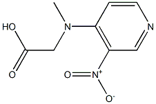 2-[methyl(3-nitropyridin-4-yl)amino]acetic acid Structure
