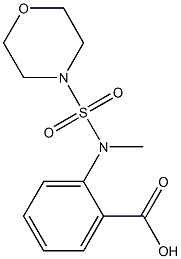 2-[methyl(morpholine-4-sulfonyl)amino]benzoic acid