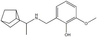 2-{[(1-{bicyclo[2.2.1]heptan-2-yl}ethyl)amino]methyl}-6-methoxyphenol Structure