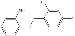 2-{[(2,4-dichlorophenyl)methyl]sulfanyl}aniline Struktur
