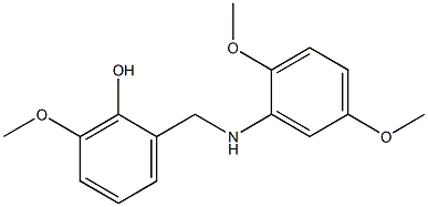 2-{[(2,5-dimethoxyphenyl)amino]methyl}-6-methoxyphenol|