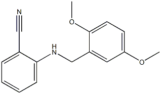 2-{[(2,5-dimethoxyphenyl)methyl]amino}benzonitrile