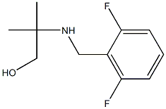 2-{[(2,6-difluorophenyl)methyl]amino}-2-methylpropan-1-ol Structure