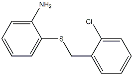 2-{[(2-chlorophenyl)methyl]sulfanyl}aniline,,结构式