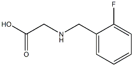 2-{[(2-fluorophenyl)methyl]amino}acetic acid|