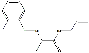  2-{[(2-fluorophenyl)methyl]amino}-N-(prop-2-en-1-yl)propanamide