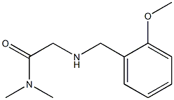 2-{[(2-methoxyphenyl)methyl]amino}-N,N-dimethylacetamide Structure