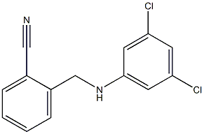 2-{[(3,5-dichlorophenyl)amino]methyl}benzonitrile Structure