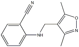 2-{[(3,5-dimethyl-1,2-oxazol-4-yl)methyl]amino}benzonitrile|