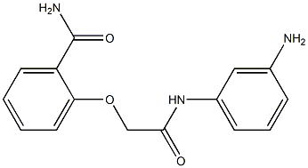 2-{[(3-aminophenyl)carbamoyl]methoxy}benzamide
