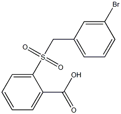 2-{[(3-bromophenyl)methane]sulfonyl}benzoic acid