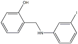 2-{[(3-iodophenyl)amino]methyl}phenol 结构式