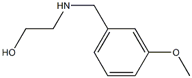 2-{[(3-methoxyphenyl)methyl]amino}ethan-1-ol Structure