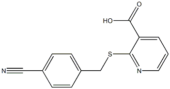  2-{[(4-cyanophenyl)methyl]sulfanyl}pyridine-3-carboxylic acid