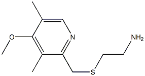 2-{[(4-methoxy-3,5-dimethylpyridin-2-yl)methyl]sulfanyl}ethan-1-amine