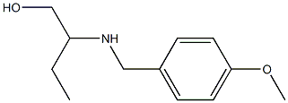 2-{[(4-methoxyphenyl)methyl]amino}butan-1-ol Struktur