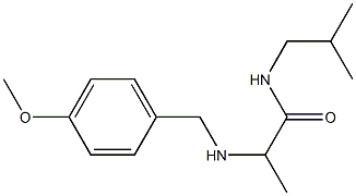 2-{[(4-methoxyphenyl)methyl]amino}-N-(2-methylpropyl)propanamide