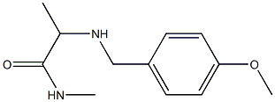  2-{[(4-methoxyphenyl)methyl]amino}-N-methylpropanamide