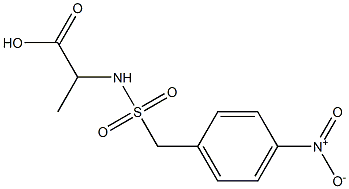 2-{[(4-nitrophenyl)methane]sulfonamido}propanoic acid