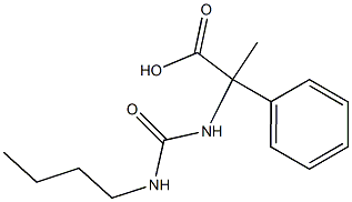 2-{[(butylamino)carbonyl]amino}-2-phenylpropanoic acid