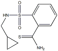 2-{[(cyclopropylmethyl)amino]sulfonyl}benzenecarbothioamide|