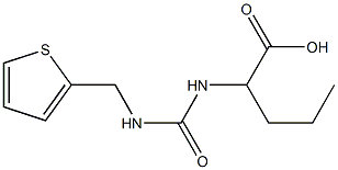 2-{[(thiophen-2-ylmethyl)carbamoyl]amino}pentanoic acid