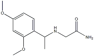 2-{[1-(2,4-dimethoxyphenyl)ethyl]amino}acetamide