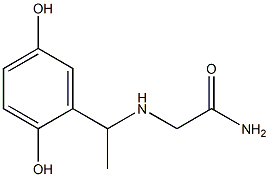 2-{[1-(2,5-dihydroxyphenyl)ethyl]amino}acetamide|