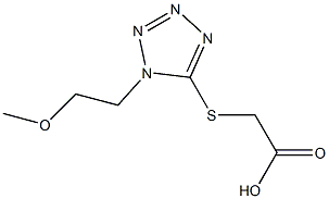 2-{[1-(2-methoxyethyl)-1H-1,2,3,4-tetrazol-5-yl]sulfanyl}acetic acid