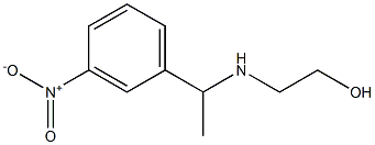 2-{[1-(3-nitrophenyl)ethyl]amino}ethan-1-ol Structure