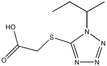 2-{[1-(butan-2-yl)-1H-1,2,3,4-tetrazol-5-yl]sulfanyl}acetic acid|