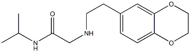 2-{[2-(2,3-dihydro-1,4-benzodioxin-6-yl)ethyl]amino}-N-(propan-2-yl)acetamide