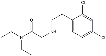  2-{[2-(2,4-dichlorophenyl)ethyl]amino}-N,N-diethylacetamide