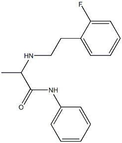 2-{[2-(2-fluorophenyl)ethyl]amino}-N-phenylpropanamide