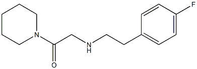 2-{[2-(4-fluorophenyl)ethyl]amino}-1-(piperidin-1-yl)ethan-1-one