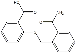 2-{[2-(aminocarbonyl)benzyl]thio}benzoic acid