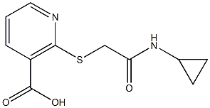  2-{[2-(cyclopropylamino)-2-oxoethyl]thio}nicotinic acid