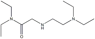 2-{[2-(diethylamino)ethyl]amino}-N,N-diethylacetamide,,结构式