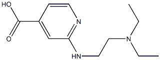 2-{[2-(diethylamino)ethyl]amino}pyridine-4-carboxylic acid Structure