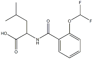 2-{[2-(difluoromethoxy)phenyl]formamido}-4-methylpentanoic acid