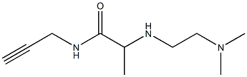 2-{[2-(dimethylamino)ethyl]amino}-N-(prop-2-yn-1-yl)propanamide|