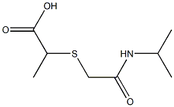 2-{[2-(isopropylamino)-2-oxoethyl]thio}propanoic acid,,结构式