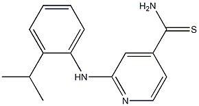 2-{[2-(propan-2-yl)phenyl]amino}pyridine-4-carbothioamide|