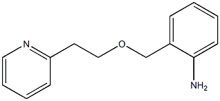 2-{[2-(pyridin-2-yl)ethoxy]methyl}aniline,,结构式