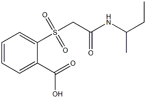  2-{[2-(sec-butylamino)-2-oxoethyl]sulfonyl}benzoic acid