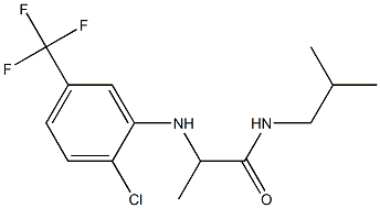 2-{[2-chloro-5-(trifluoromethyl)phenyl]amino}-N-(2-methylpropyl)propanamide